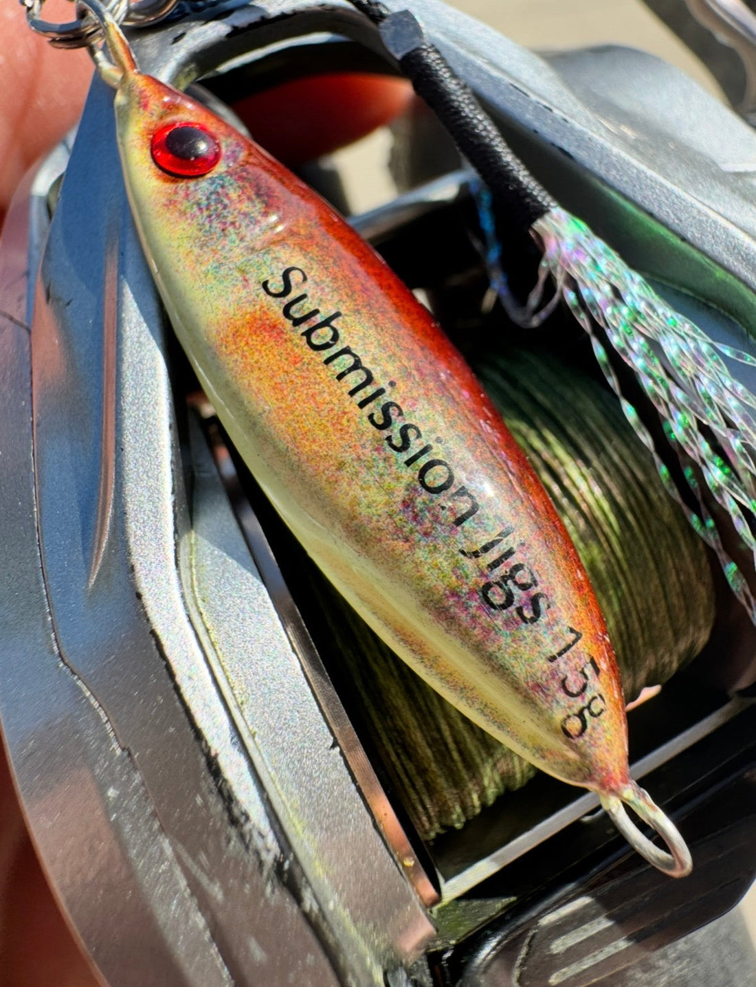 Vertical Jigging for Spotted Bay Bass Around Pilings